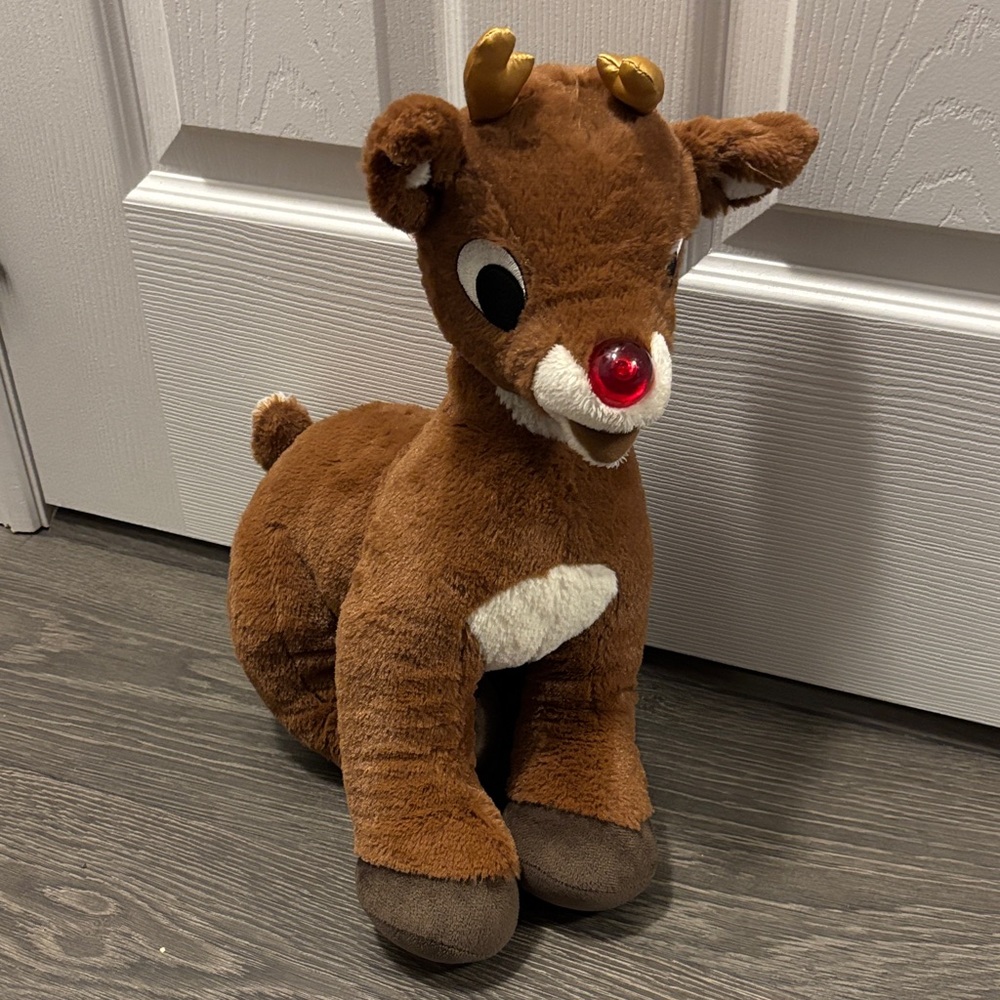 Build-A-Bear Workshop Rudolph The Red Nosed Reindeer Plush
